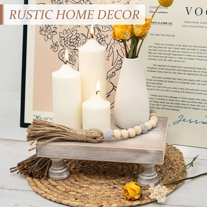 EOSAHR Farmhouse Riser for Room Decor : Decorative Pedestal Stand For Display - Image 7