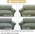 Loveseat Slipcover with 2 Pillow Cover - Image 6