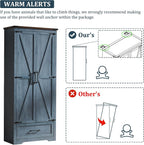 JXQTLINGMU Farmhouse Kitchen Pantry Cabinet - Image 7