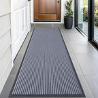 OLANLY Front Door Mat 59x20, Waterproof Heavy-Duty Indoor Outdoor Doormat | Ash by OLANLY