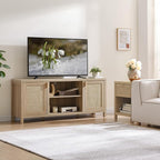 SICOTAS Rattan TV Stand for Living Room - Image 6