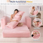 MAXYOYO Convertible Sofa Bed, 2 in 1 Folding Couch Bed - Image 7