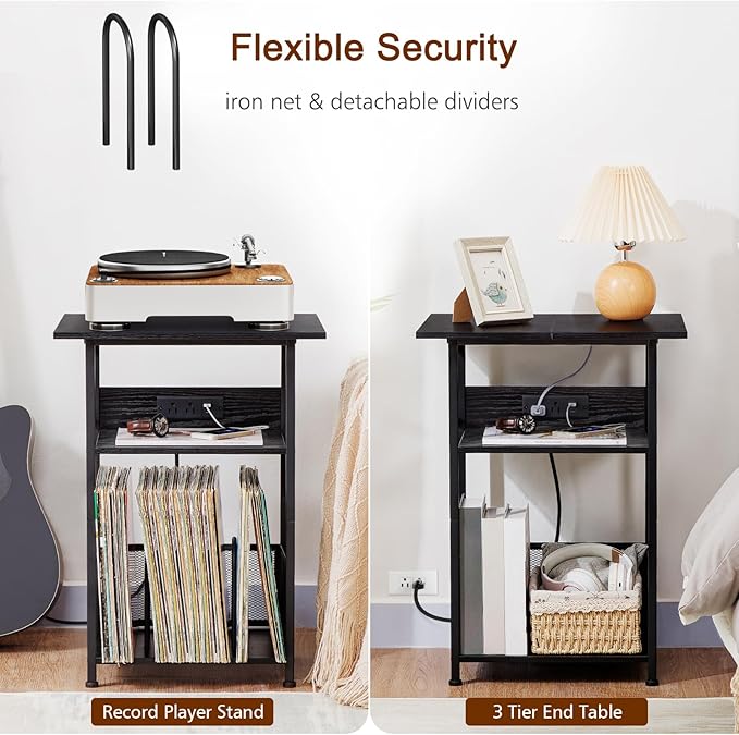 AMHANCIBLE Record Player Stand - Image 5