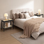 SICOTAS Rattan Nightstands Set of 2 - Image 6