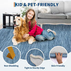 GarveeHome Scalloped Washable Area Rugs 5x7 Rug - Image 8