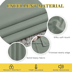 NICETOWN Sage Green Blackout Curtains 63 inch Length - Image 4