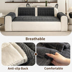 Couch Covers for Dogs Washable, 27.6"x82.7" Non Slip Couch Covers for Loveseat - Image 4