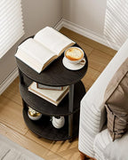 Round Pedestal End Table - Image 4