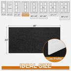 Super Absorbent Front Door Mat, Non-Slip Washable Indoor Doormats, Low Profile - Image 3