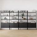 Nathan James Jasper 3-Shelf Solid Wood Boho Bookshelf, Wall Mounted Bookshelf by NathanJames