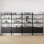 Nathan James Jasper 3-Shelf Solid Wood Boho Bookshelf, Wall Mounted Bookshelf by NathanJames