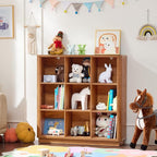 Joaxswe 9 Cube Storage Book Shelf, 40.5" Wide Organizer Bookshelf - Image 8