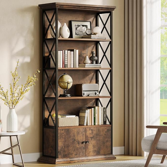 GOLDDAY 5-Tier Tall Bookcase by GOLDDAY