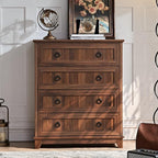 Joaxswe Farmhouse 4 Drawer Dresser - Image 3