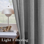 H.VERSAILTEX Natural Linen Blended Window Curtain Panels - Image 5