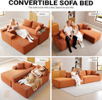 108" Cloud Sectional Couch, Modern Modular Sectional Sofa - Image 4