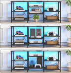 YGEOMER Entertainment Center for TVs Up to 55 Inch, Entertainment Stand - Image 3