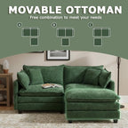 78” Modular Sectional Sofa, L Shaped Cloud Couch - Image 5
