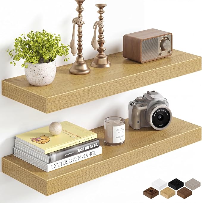 Fun Memories 24Inch Floating Shelves by FunMemories