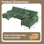 Shintenchi U-Shaped Sectional Couches - Image 2