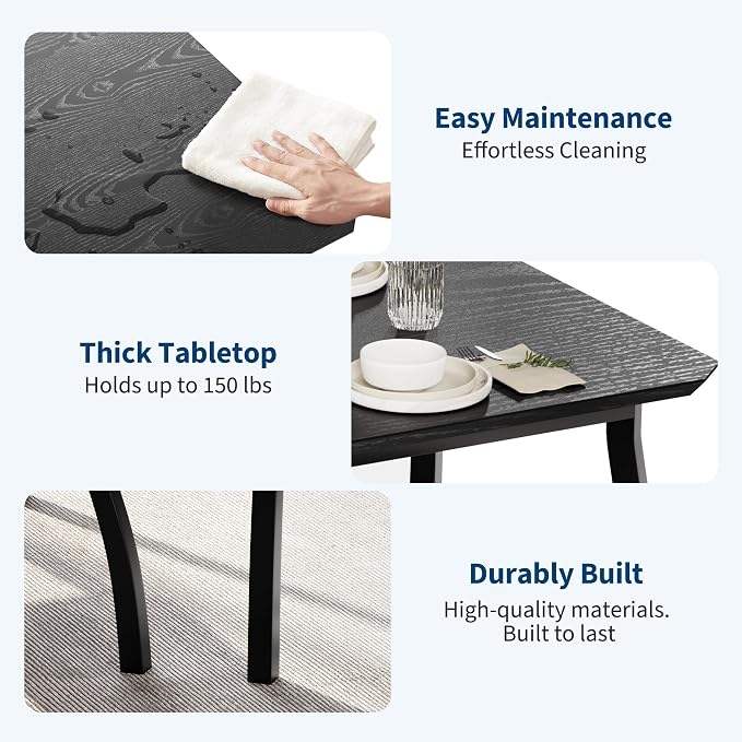 IDEALHOUSE 43'' Dining Table Set - Image 3