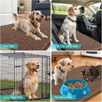 OLANLY Dog Door Mat for Muddy Paws 24x16, Super Absorbent Chenille Mud Mat | - Image 7