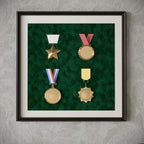 Vintage Green Velvet Flocking Liner - Image 5