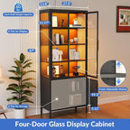 6-Tier Glass Display Cabinet - Image 4