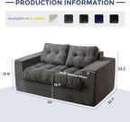 MAXYOYO Loveseat Sofa Couch, Upholstered Bean Bag Chair Cloud 2-Seat - Image 2