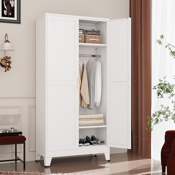 GAIOUS Metal Wardrobe Cabinet - Image 8