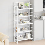No Assembly Folding Bookshelf, 5 Tiers Collapsible Book Shelf - Image 4