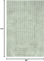 nuLOOM Jeni Green Checkered Washable Area Rug - Image 2