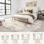 UERMEI 9x12 Area Rug Living Room Rugs - Image 3