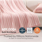 Snuggle Sac Bedding Blanket, Twin Size 60x80 | Ultra Soft, Warm Cozy Knit Fuzzy - Image 3