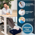 ComfiLife Foot Rest for Under Desk at Work – Adjustable Desk FootRest for - Image 3