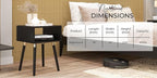 Bme Dinkee Solid Wood Nightstand, Fully Assembled, Without Drawer - Image 6