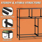 WLIVE 7 Drawer Dresser TV Stand, Entertainment Center, Media Console Table - Image 9