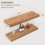 Floating Shelves for Wall Decor, Wall Shelves - Image 2