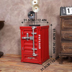 Industrial Shipping Container Nightstand - Image 3