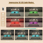HedoAjim Small White Led Coffee Table - Image 4