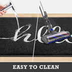Black Door Mat Welcome Mats Outdoor Indoor Doormat - Image 6