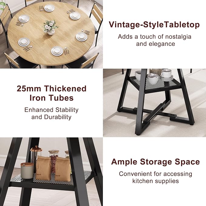 Jocoevol 51'' Round Dining Table - Image 8