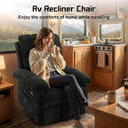 Korser Recliner Chair, Swivel Rocker Recliner Chair - Image 9