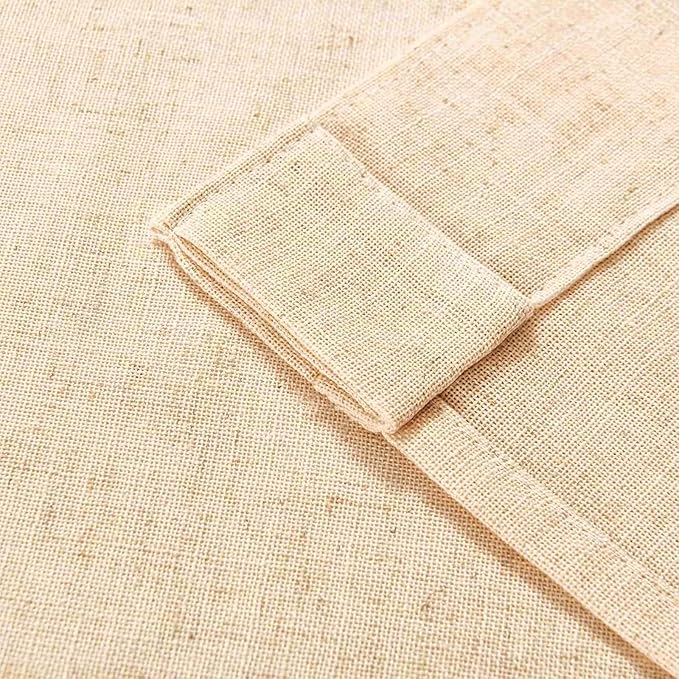 Joydeco Linen Curtains 108 Inch Length 2 Panel Sets, Light Filtering Curtains - Image 5