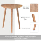 MH London Bond Wooden Triangle End Table - Image 5