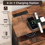 Somdot Dresser with Charging Station and Open Shelves, Dresser - Image 5