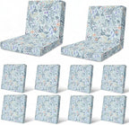 12Pcs Patio Cushion Covers Stretch Outdoor Furniture Protector Slipcovers | by pickyNproud