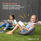 ECR4Kids Leaf Floor Seat, Rocker Chair - Image 4