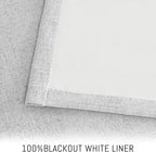 Yakamok White Linen Textured Curtains 63 Inches Long - Image 3