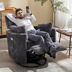 Power Recliner, Nursery Swivel Rocking Glider Chair - Image 4